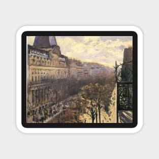 boulevard des italiens - Gustave Caillebotte Magnet