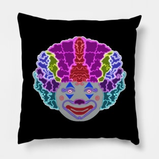 Fried the Psychedelic Clown Pillow