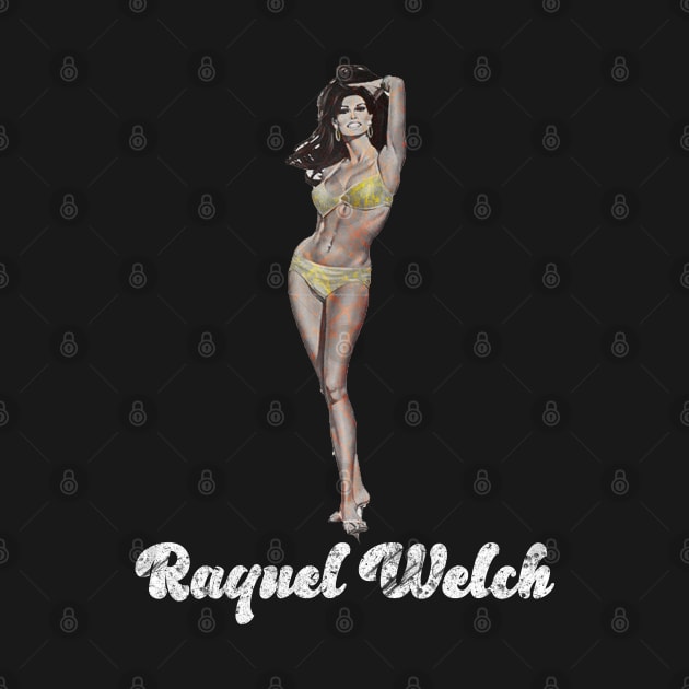 raquel welch monochrom by sungchengjie_art