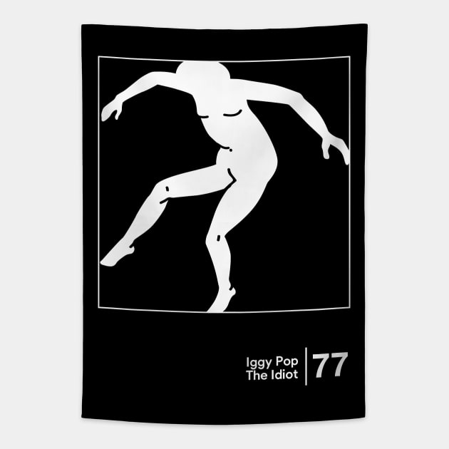 The Idiot / Minimalist Graphic Design Fan Artwork Tapestry by saudade