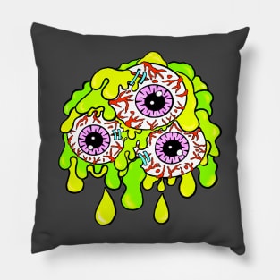 Three Eyed Monster Pillow