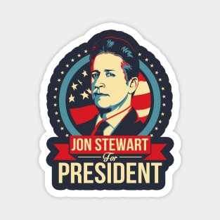 Jon Stewart for President Magnet