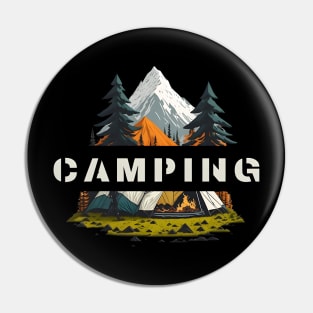 Camping Pin