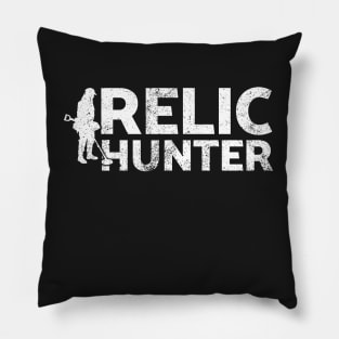 Relic Hunter tshirt - fun metal detecting gift idea Pillow