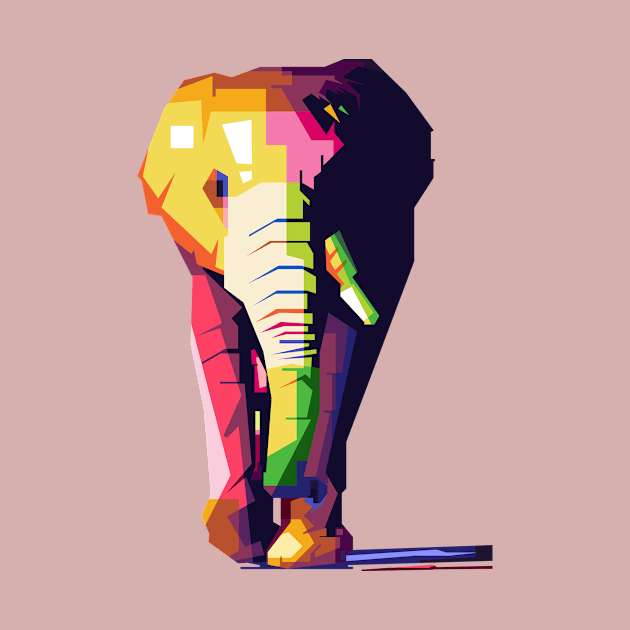 wpap elephant artwork by Rizkydwi