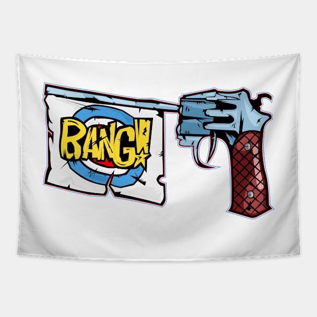 BANG! Tapestry by AngoldArts