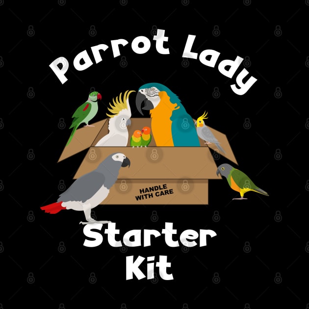 Parrot Lady Starter Kit for Bird Lover by Einstein Parrot