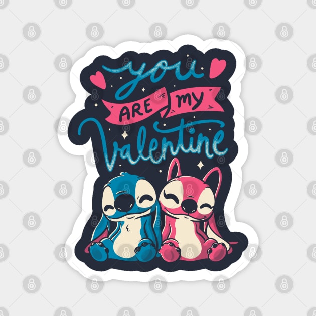 You Are My Valentine Cute Lover Gift Magnet by eduely