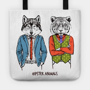 Hipster Animals Tote