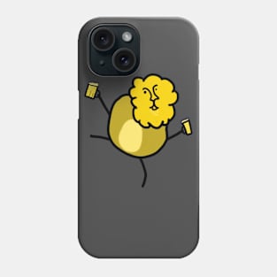 Beer Lover Lion Phone Case