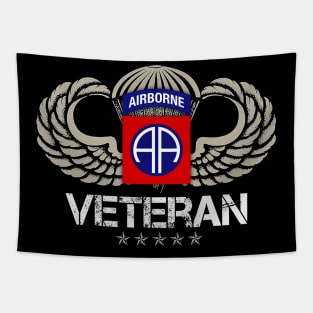 82nd Airborne Paratrooper Veteran T-shirt Men Women Tapestry