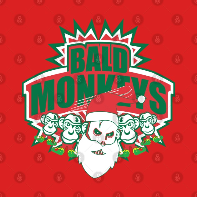 Bald Monkeys Christmas by TBM Christopher