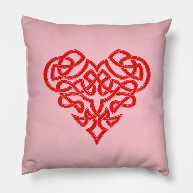 Heart Connection Pillow by Vick Debergh