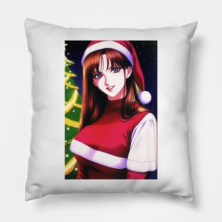 Red Cristmas Girl Pillow