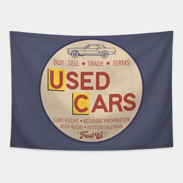 Used Cars Tapestry by darklordpug