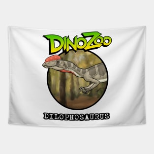 DinoZoo: Dilophosaurus Tapestry