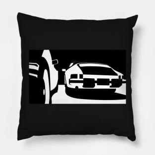 Car Silhouette Pillow