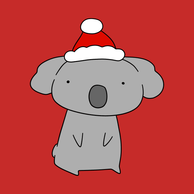 Santa Hat Koala by saradaboru