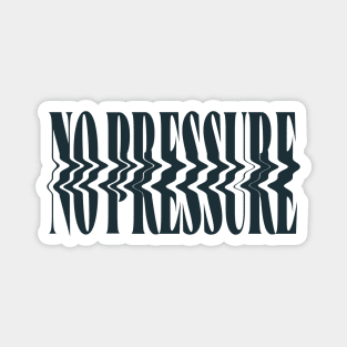 No Pressure Stylized Logo V2 - Logic Magnet