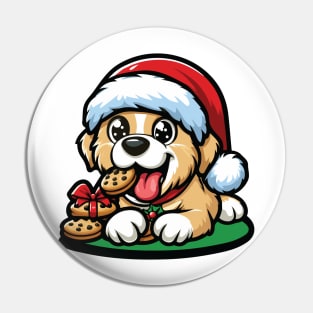 Puppy Christmas Cookies Pin