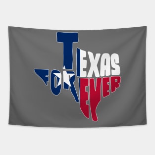 Texas Forever-Map Texas Flag Unique Tapestry