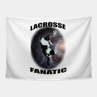 Lacrosse Fanatic Tapestry