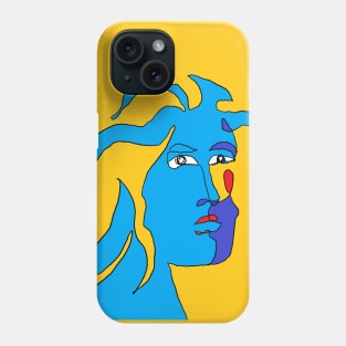 artist in thought Phone Case