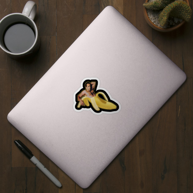 nicholas cage banana - Nicholas Cage Banana - Sticker