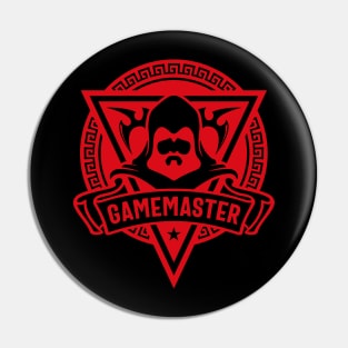 The Narrator, Story-teller, and Gamemaster - Game Master Dungeons Crawler and Dragons Slayer Tabletop RPG Addict Pin