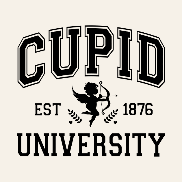 Cupid University Est 1876 Valentine by Nessanya