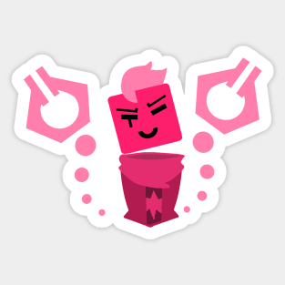 Just Shapes and Beats Sticker for Sale by StoneDraws