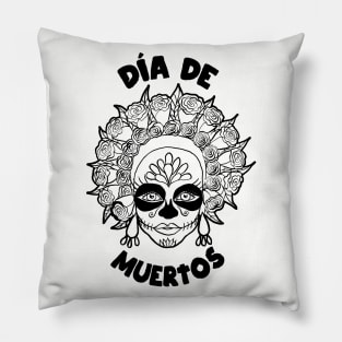 Día de Muertos - Sugar Skull Girl Pillow