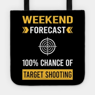 Weekend Forecast Target Shooting Tote