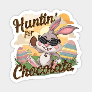 Chocolate Bunny Magnet