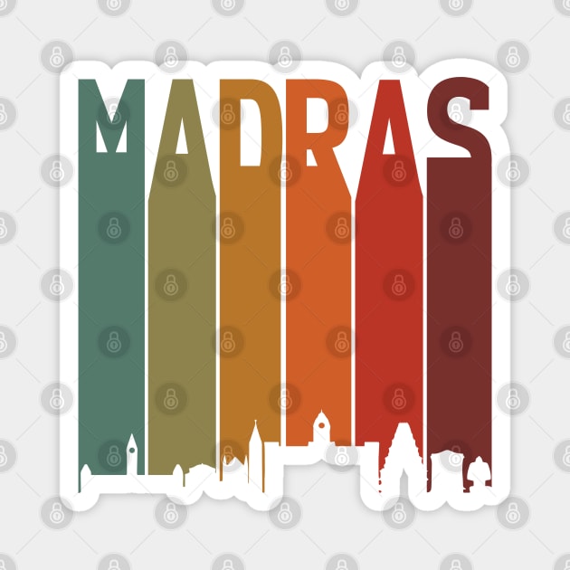 Madras Chennai Skyline Tamil Language Culture Magnet by alltheprints