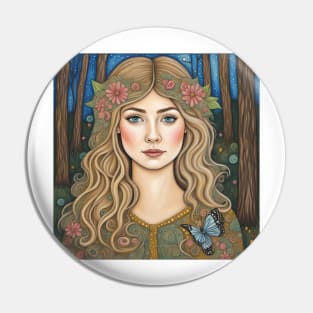 Rosamund Pike as a fairy in the woods Pin