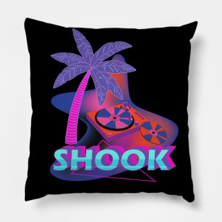 Vaporwave Aesthetic Shook Pillow