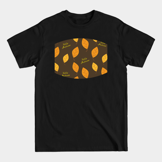 Discover Autumn Face mask pattern - Halloween Fall Face Mask Pattern - T-Shirt