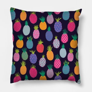 Bright Pineapple Summer Pillow