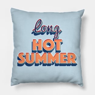 Long Hot Summer - Awesome Gymwear Design T-Shirt Pillow