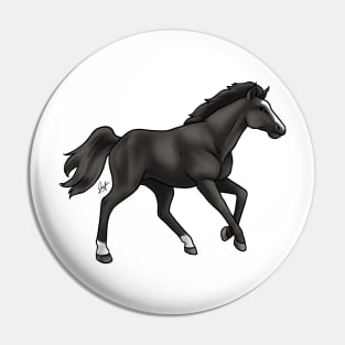 Horse - Mustang - Black Pin