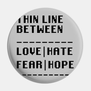 Thin Line Pin