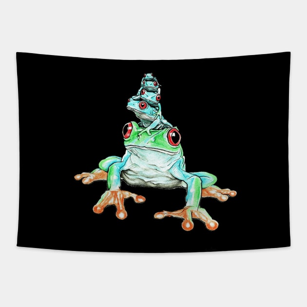 Frogy Tapestry by tristan.r.rosenkreutz