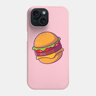 Cheese Burger Cartoon Phone Case