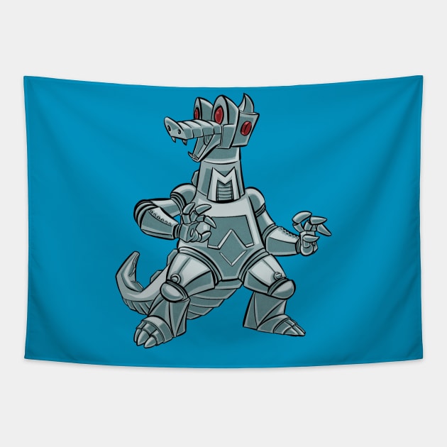 Mechagodzilla Tapestry by majanation