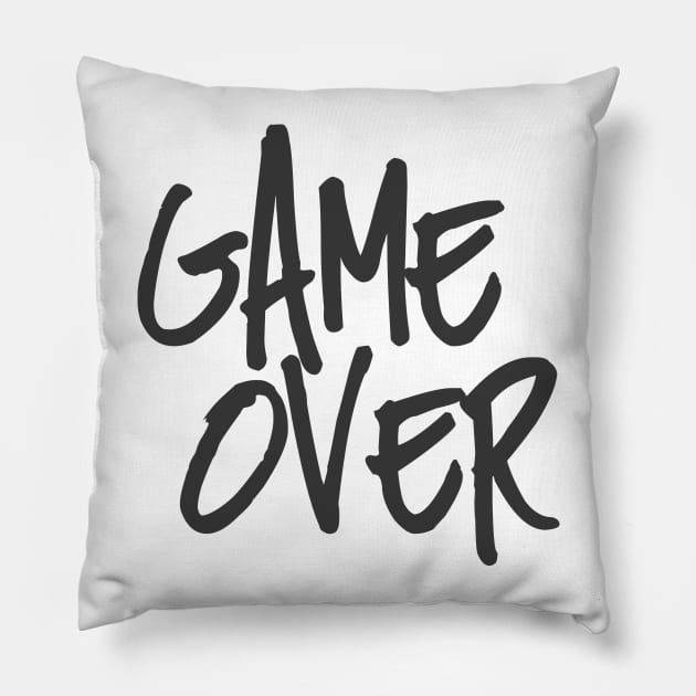 Game Over Pillow by LisaLiza