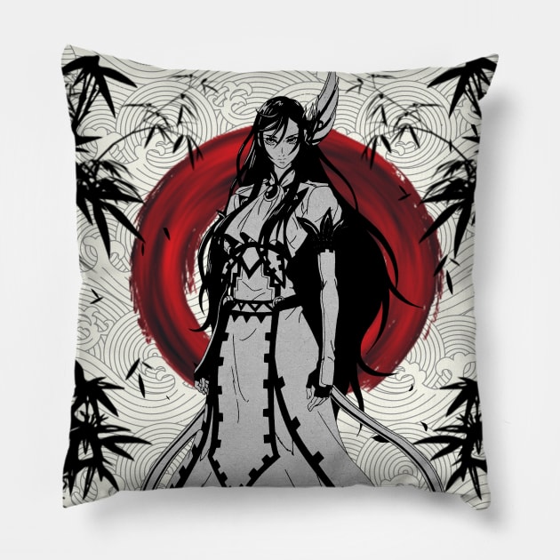 Brunhilde Pillow by Izdihaarr