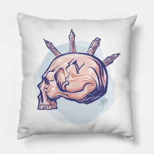 Veterano Tattoos Skull Pillow