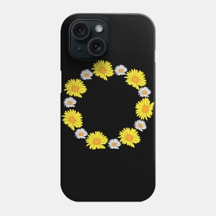 Daisies as a circle Phone Case