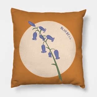 Bluebell Flowers Pillow